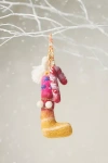 Anthropologie Jolly Monogram Ornament In Multi