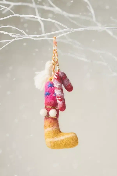 Anthropologie Jolly Monogram Ornament
