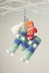 Anthropologie Jolly Monogram Ornament In Multi