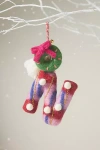 Anthropologie Jolly Monogram Ornament In Multi