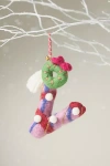 Anthropologie Jolly Monogram Ornament In Multi