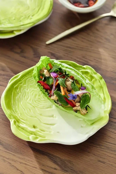 Anthropologie Josiana Italian Earthenware Canape Plate In Multi
