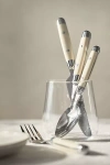 Anthropologie Jubilee Flatware 16-piece Place Setting In Neutral