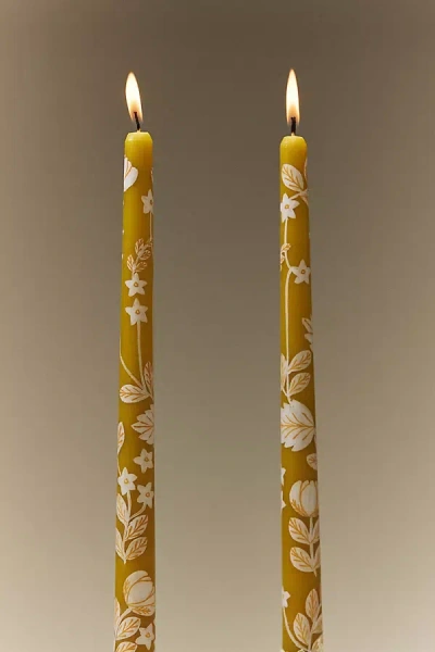 Anthropologie Jude Taper Candles, Set Of 2 In Multi