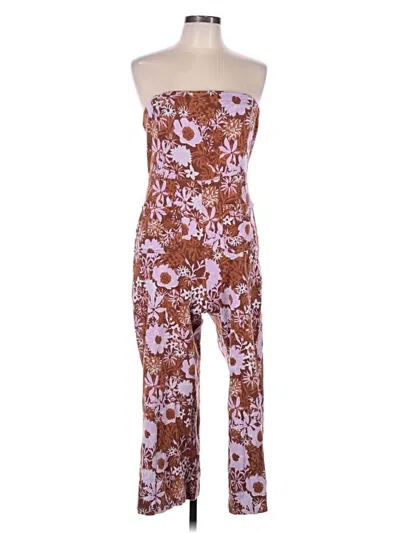 Pre-owned Anthropologie Jumpsuit In Brown