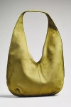 Anthropologie Jw Pei Dara Faux Suede Slouchy Bag In Green
