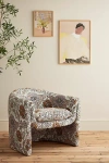 Anthropologie Jylin Woven Sculptural Chair In Gray