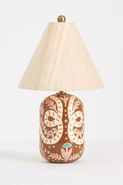Anthropologie Kaia Table Lamp In Brown