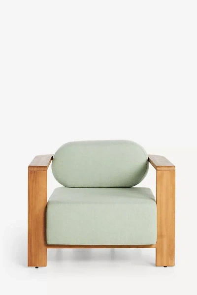 Anthropologie Kalis Indoor/outdoor Occasional Chair In Green