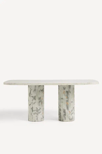 Anthropologie Kanta Rectangle Dining Table In Gray