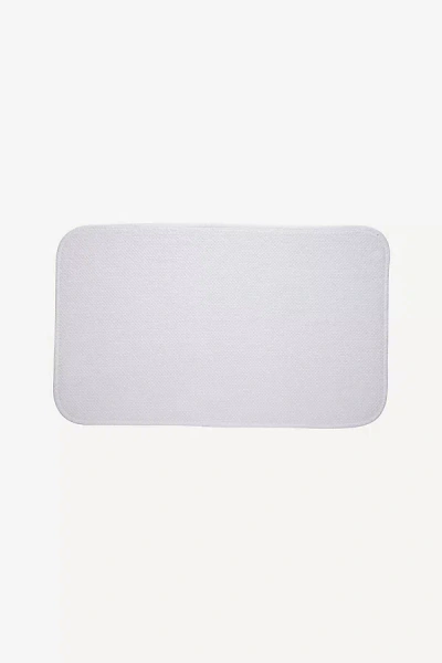 Anthropologie Kassatex Prestige Garment-washed Bath Mat Collection In White