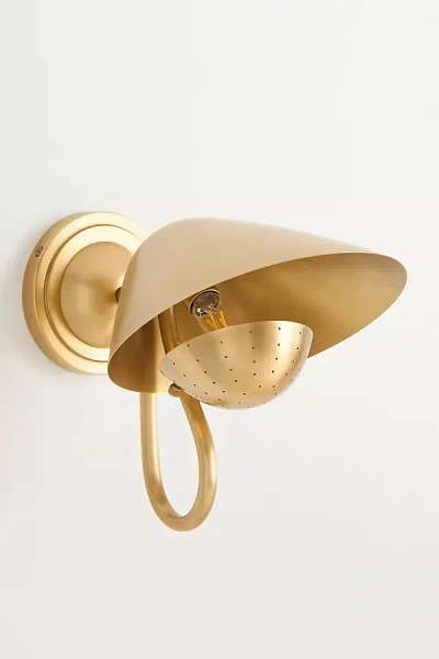 Anthropologie Keaton Sconce In Gold