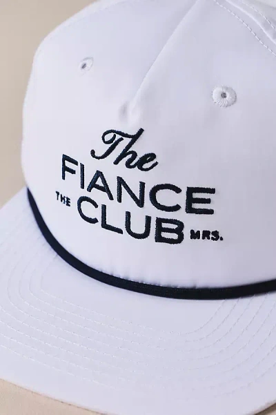 Anthropologie Kenz Kustomz Fiance Club Trucker Hat In White
