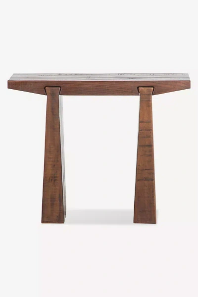 Anthropologie Keystone Reclaimed Wood Side Table