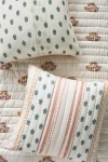 Anthropologie Khira Cotton Floral Printed Euro Sham In Multi