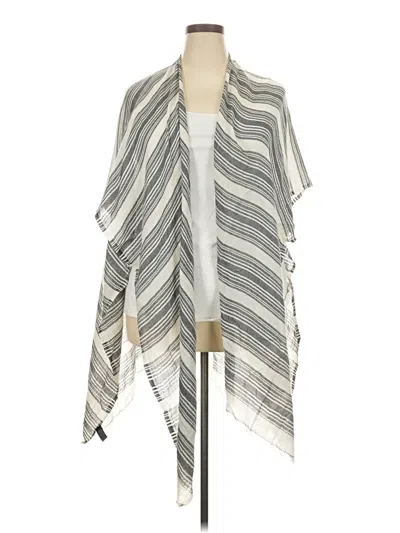 Pre-owned Anthropologie Kimono In Gray