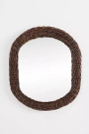 Anthropologie Kingston Rattan Wall Mirror