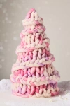 Anthropologie Knit Tabletop Tree In Pink