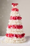 Anthropologie Knit Tabletop Tree In Red