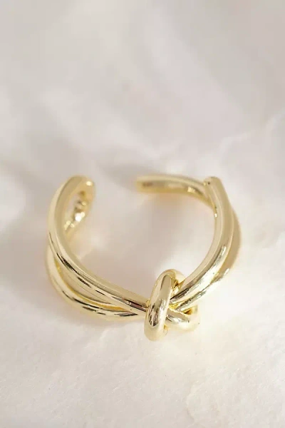 Anthropologie Knot Ring In Gold