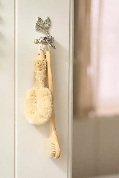 Anthropologie Koi Fish Mixed Metal Bath Hook