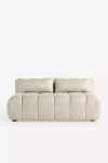 Anthropologie Kora Tufted Irena Print Armless Sofa