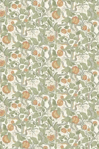Anthropologie Kort Fruit And Floral Wallpaper In Multi