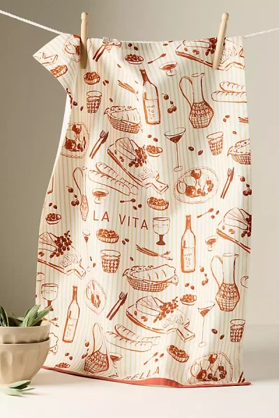 Anthropologie La Vita Dish Towel In Multi