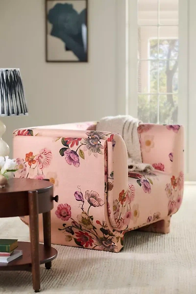 Anthropologie Lana Dawn Accent Chair In Pink