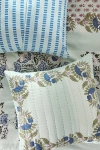 Anthropologie Lara Cotton Floral Printed Euro Sham