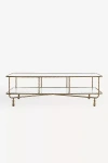 Anthropologie Lark Glass Coffee Table
