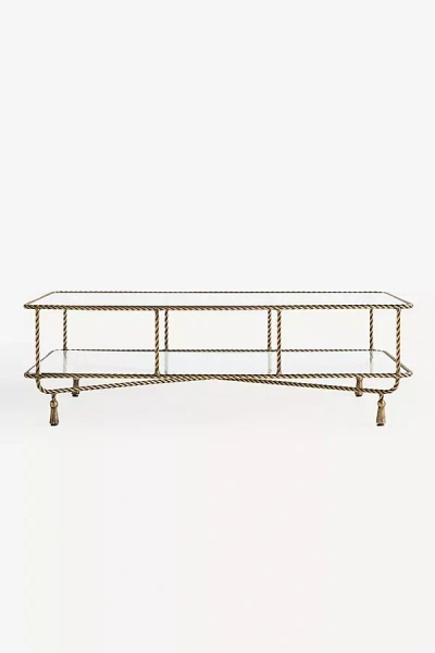 Anthropologie Lark Glass Coffee Table