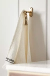Anthropologie Lark Tassel Brass Bath Hook In Gold