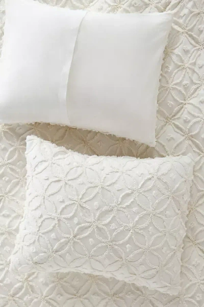 Anthropologie Layla Cotton Embellished Shams, Set Of 2