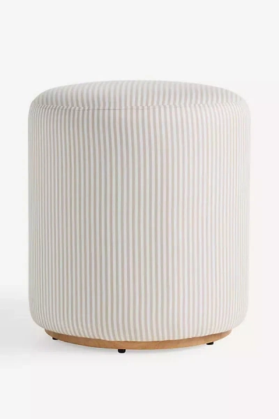 Anthropologie Layla Ottoman In Neutral