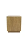 Anthropologie Layne 20" Square Oak End Table