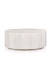 Anthropologie Layne Round Coffee Table In White