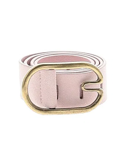 Pre-owned Anthropologie Leather Belt In Pink