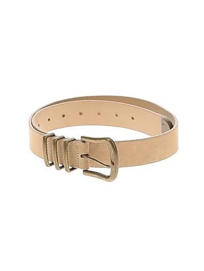 Pre-owned Anthropologie Leather Belt In Tan