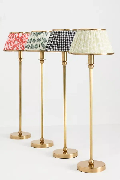 Anthropologie Lee Brass Buffet Table Lamp In Gold