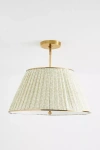 Anthropologie Lee Brass Semi-flush Mount Pendant In Gold