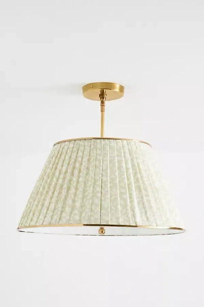 Anthropologie Lee Brass Semi-flush Mount Pendant
