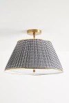Anthropologie Lee Brass Semi-flush Mount Pendant