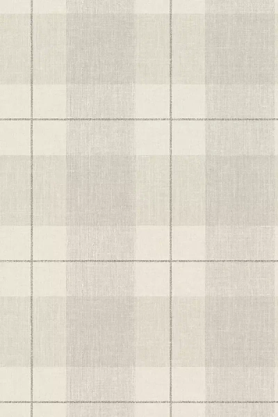 Anthropologie Lenox Hill Plaid Geometric Peel-and-stick Wallpaper In Gray