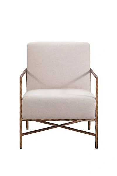 Anthropologie Leo Accent Chair In Gray