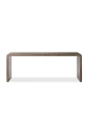 Anthropologie Leo Solid Oak Reeded Console