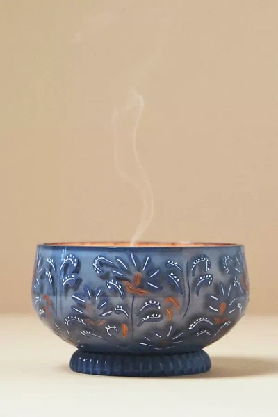 Anthropologie Leora Fruity Honeycrisp Oakwood Glass Candle