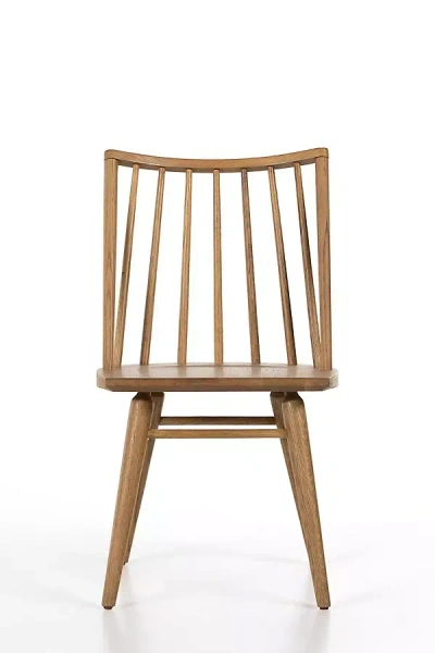 Anthropologie Lewis Windsor Oak Dining Chair In Brown