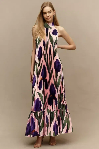 Anthropologie L'idee Ares Maxi Gown In Multi