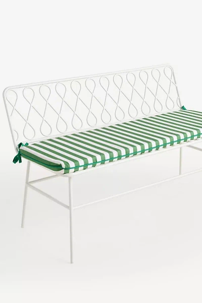 Anthropologie Lille Indoor/outdoor Bench Cushion In Green
